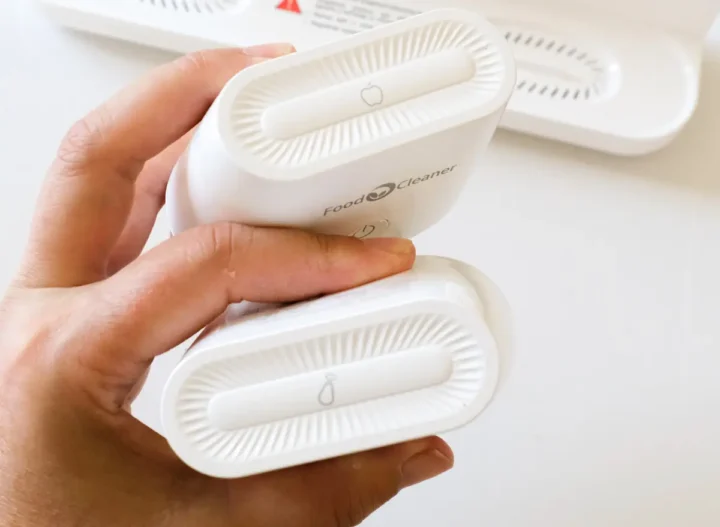 Myjka Duo będzie idealna zarówno do owoców jak i do mięsa, osobne myjki gwarantują odpowiednią higienę. Takie rozwiązanie zapobiega przenikaniu zapachów. 