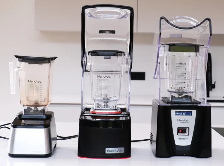 porównanie blenderów z komorą wyciszającą Blendtec pro 800 i Blendtec 825 (blender gastronomiczny)