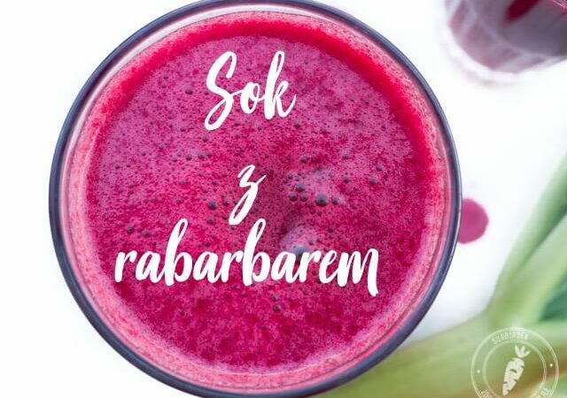 przepis na surowy rabarbar